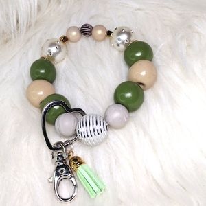 Handmade Wristlet Keychain (1)